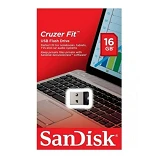 Флешка SanDisk Cruzer Fit 16GB USB 2.0 черная