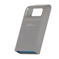 Флешка Kingston DTMicro 32GB USB 3.1 серая                                                          