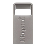 Флешка Kingston DTMicro 64GB USB 3.1 серая