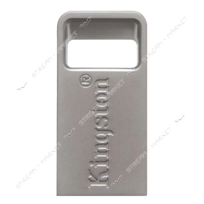 Флешка Kingston DTMicro 64GB USB 3.1 серая