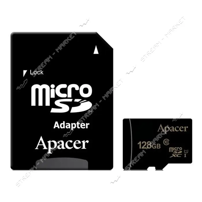 Карта памяти Apacer 128GB MicroSD Class 10                                                          