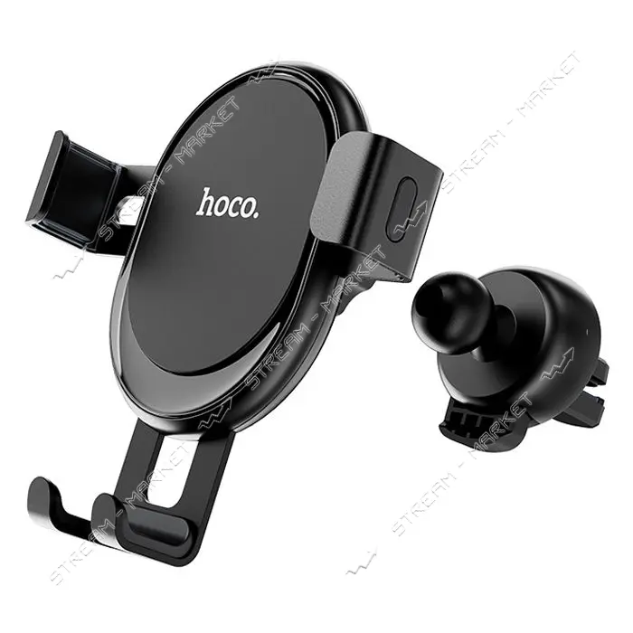 Автодержатель Hoco CA56 Plus Armor metal gravity car holder Black                                   