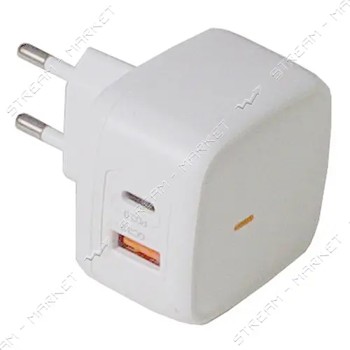 Сетевое зарядное устройство Koni strong KS72Q 2.1A 2USB белое                                       