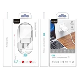 Сетевое зарядное устройство Koni strong K3t 2.1A 1USB белое                                         