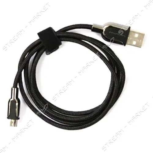 Кабель WUW X54 Micro USB 1м черный