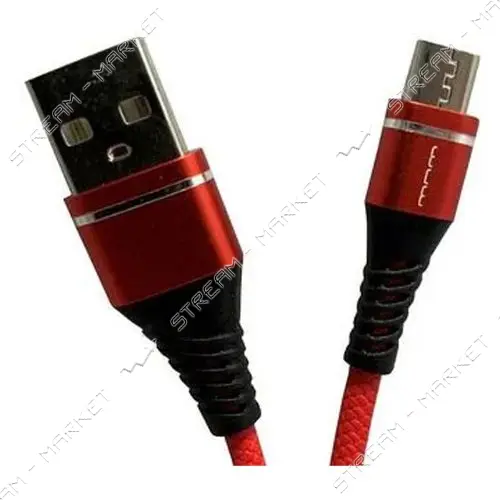 Кабель WUW X94 Micro USB 1м красный                                                                 