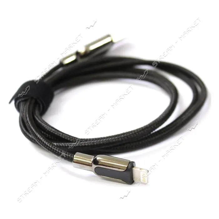 Кабель WUW X54 Lightning 1м черный                                                                  