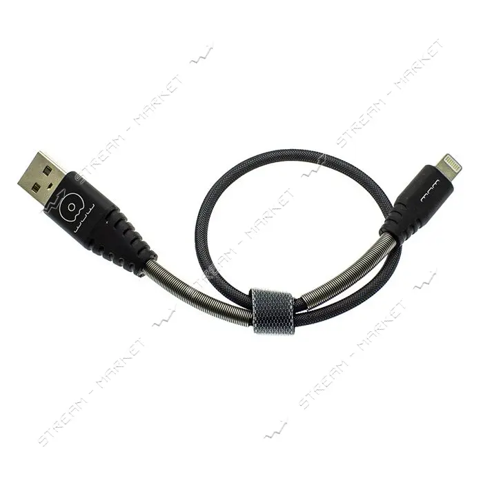 Кабель WUW X71 Lightning 0.3м черный