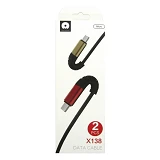 Кабель WUW X138 Micro USB 2.4А 1м 2шт черный                                                        