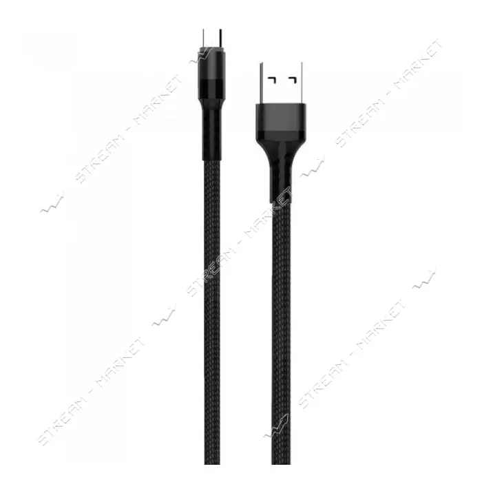 Кабель WUW X157 Micro USB 3А 1м черный