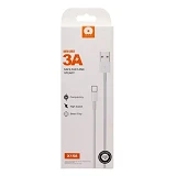 Кабель WUW X158 Micro USB 3А 1м белый                                                               