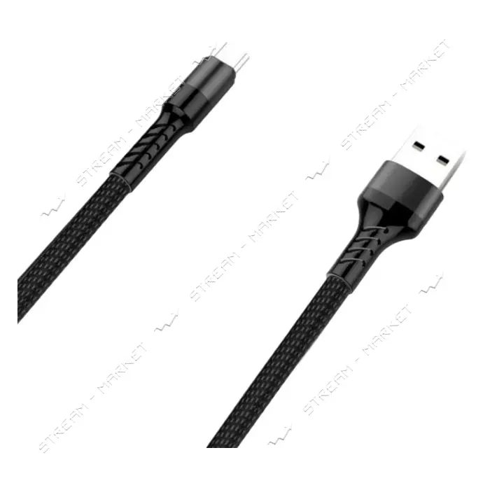 Кабель WUW X157 3A Type-C 1м черный