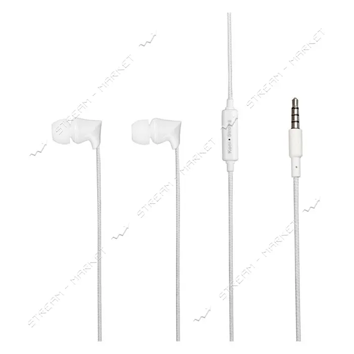 Проводные наушники Koni strong KS-341 белые