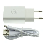 Сетевое зарядное устройство WUW T28 2.1A 1USB плюс кабель Lightning белое