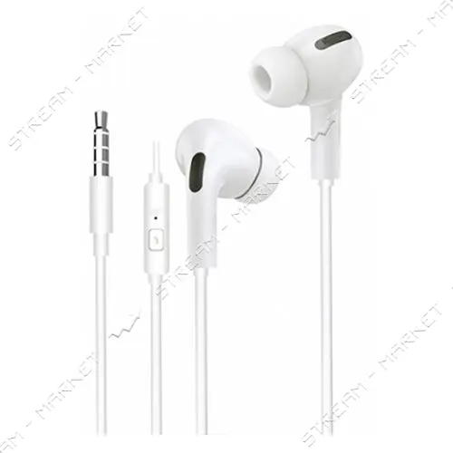 Проводные наушники WUW R21 белые                                                                    