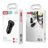 Автомобильное зарядное устройство XO CC33 c Type-c 1USB плюс QC3.0 черное                           