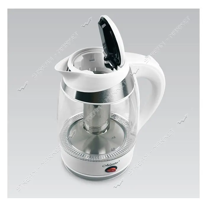 Электрочайник Maestro MR-065-WHITE 1850-2200Вт 1.8л стекло
