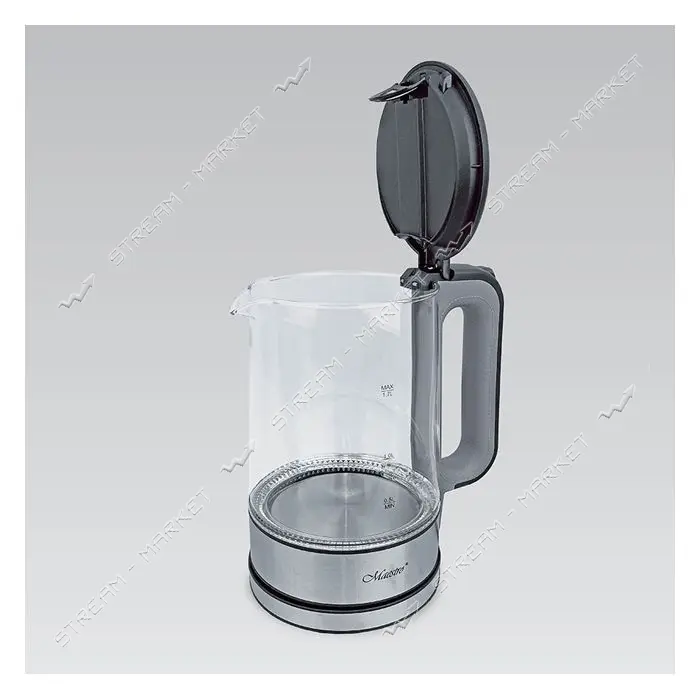 Электрочайник Maestro MR-053-GREY 1850-2200Вт 1.7л стекло