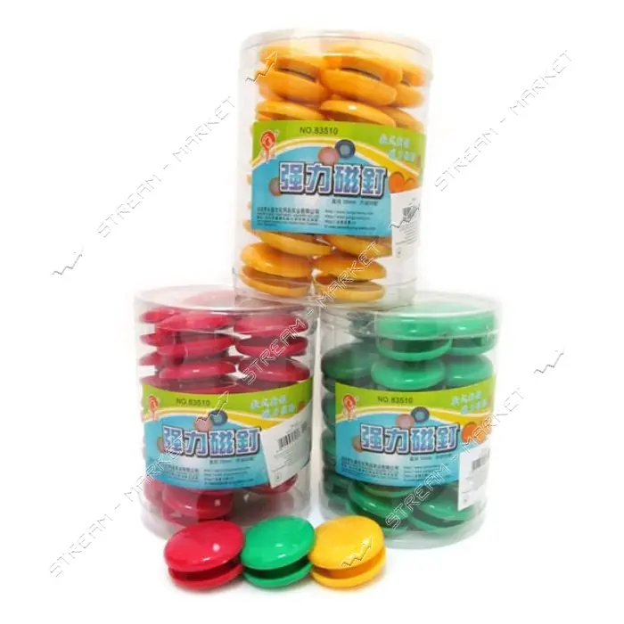 Магнит для магнитной доски Mono PVC mix 3.5см 50шт DSCN1574                                         