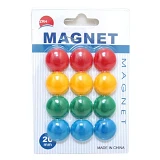 Магнит для магнитной доски Colours 2см 12шт mix блистер DSCN1570