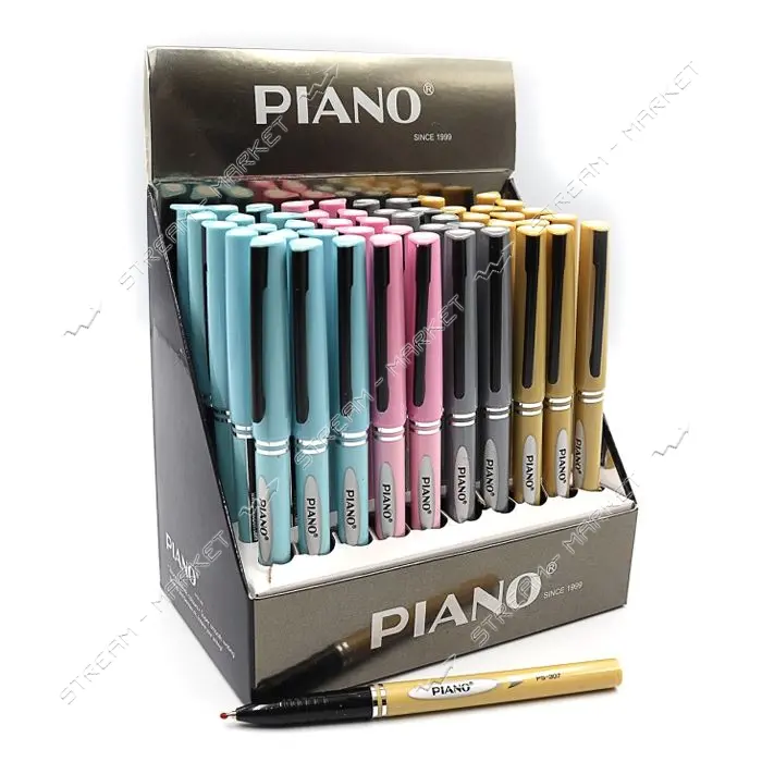 Ручка шариковая Piano PS-307 масляная синяя                                                         