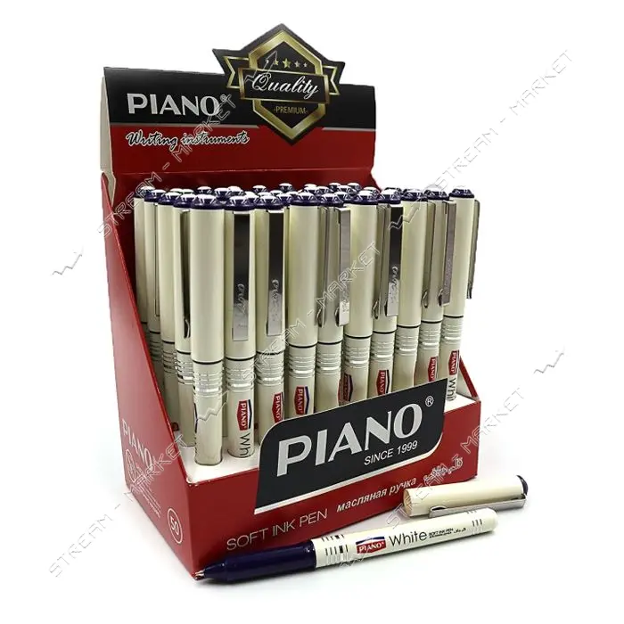 Ручка шариковая Piano PS-308 масляная синяя                                                         