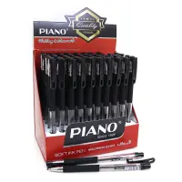 Ручка шариковая Piano PT-350 масляная черная                                                        