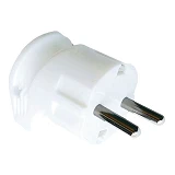 Вилка Techno Systems В 16 евро з/к угловая моноблочная белая
