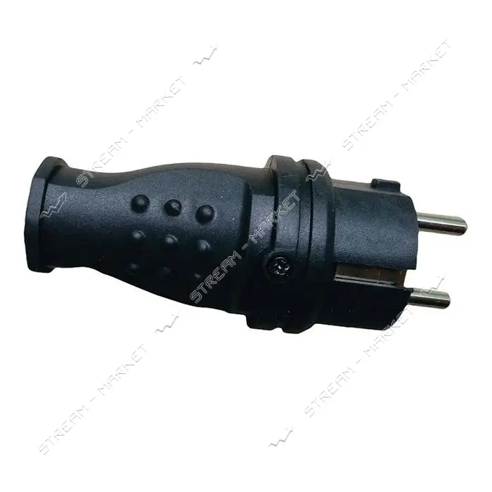 Вилка Techno Systems RUBBER прямая з/к IP44                                                         
