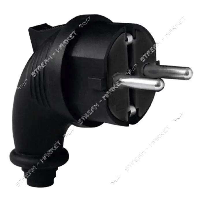 Вилка Techno Systems RUBBER с боковым вводом з/к IP44
