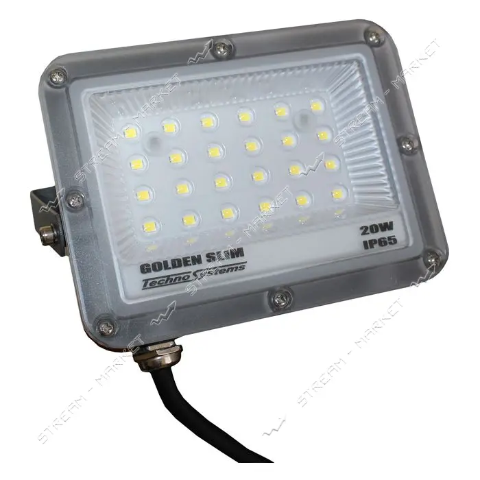 Прожектор LED Techno Systems 20W GOLDEN Slim 220V 2200Lm 6500K IP65
