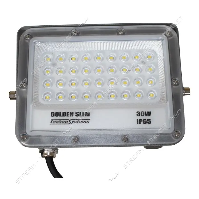 Прожектор Techno Systems LED 30W GOLDEN Slim 220V 3300Lm 6500K IP65