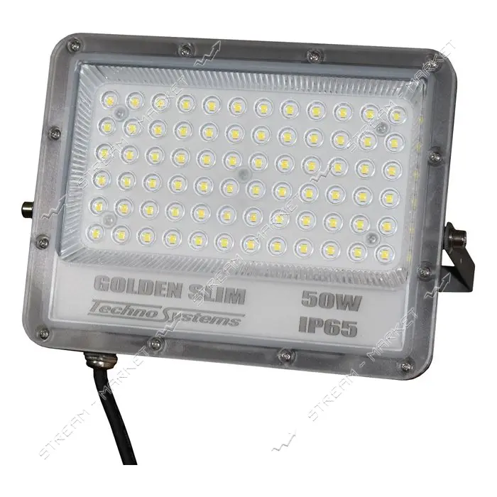 Прожектор LED Techno Systems 50W GOLDEN Slim 220V 5500Lm 6500K IP65