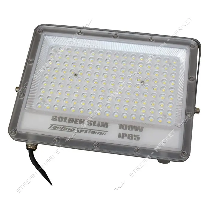 Прожектор LED Techno Systems 100W GOLDEN Slim 220V 11000Lm 6500K IP65