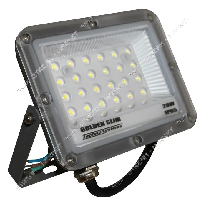 Прожектор LED Techno Systems 20W GOLDEN Slim 220V 2200Lm 4000K IP65