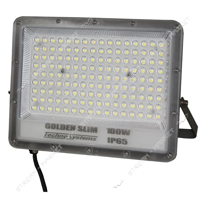 Прожектор LED 100W Techno Systems GOLDEN Slim 220V 11000Lm 4000K IP65                               