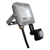 Прожектор LED Techno Systems 10W GOLDEN Slim 220V 1100Lm 6500K IP65 с датчиком движения             