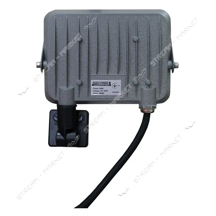 Прожектор LED Techno Systems 50W GOLDEN Slim 220V 5500Lm 6500K IP65 с датчиком движения             