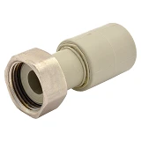 Муфта полипропиленовая с накидной гайкой 20х3/4"В Никифоров N1571.03                                