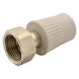 Муфта полипропиленовая с накидной гайкой 20х3/4"В Никифоров N1571.04