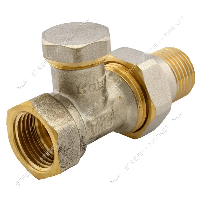 Кран радиаторный Koer 904 прямой 1/2"                                                               