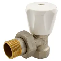 Кран радиаторный Koer 901 угловой вентиль 3/4"                                                      