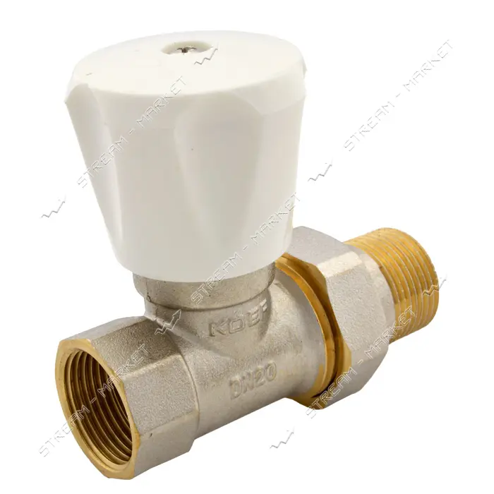 Кран радиаторный Koer 903 прямой вентиль 3/4"                                                       