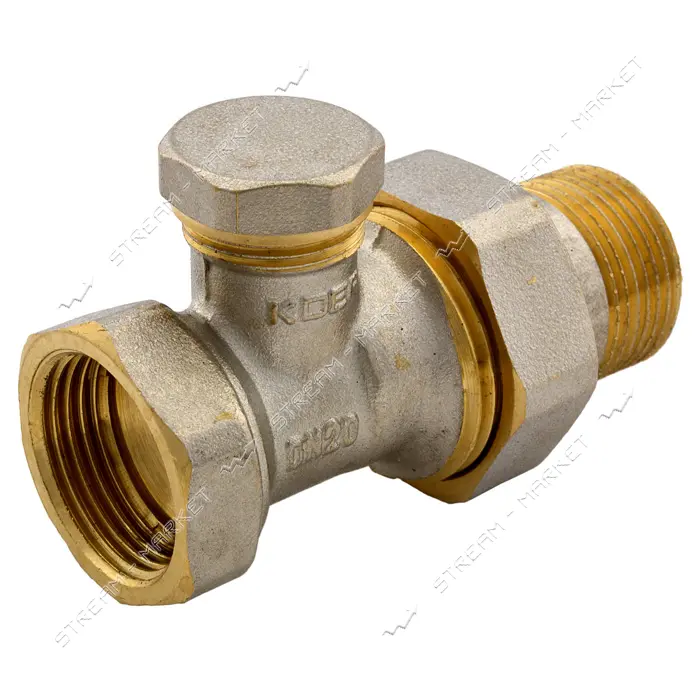 Кран радиаторный Koer 904 прямой 3/4"