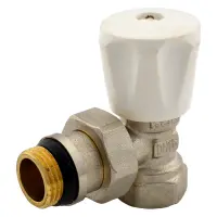 Кран радиаторный Koer KR.901-Gi угловой 1/2" с антипротечкой                                        