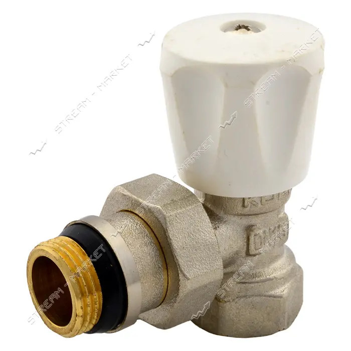 Кран радиаторный Koer KR.901-Gi угловой 1/2" с антипротечкой                                        