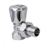 Вентиль радиаторный угловой Koer KR.901.CHR-1/2x1/2 хром
