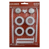 Комплект для радиатора Koer SET-04 3/4" с креплением                                                
