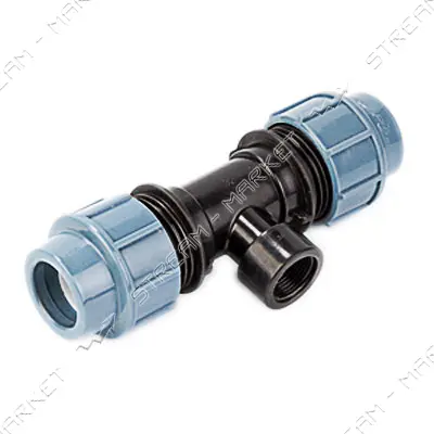 Тройник 25х1/2"Вх25 ПНД STP