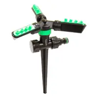 Дождеватель тройной Presto 2813 Рубикон Green на ножке                                              
